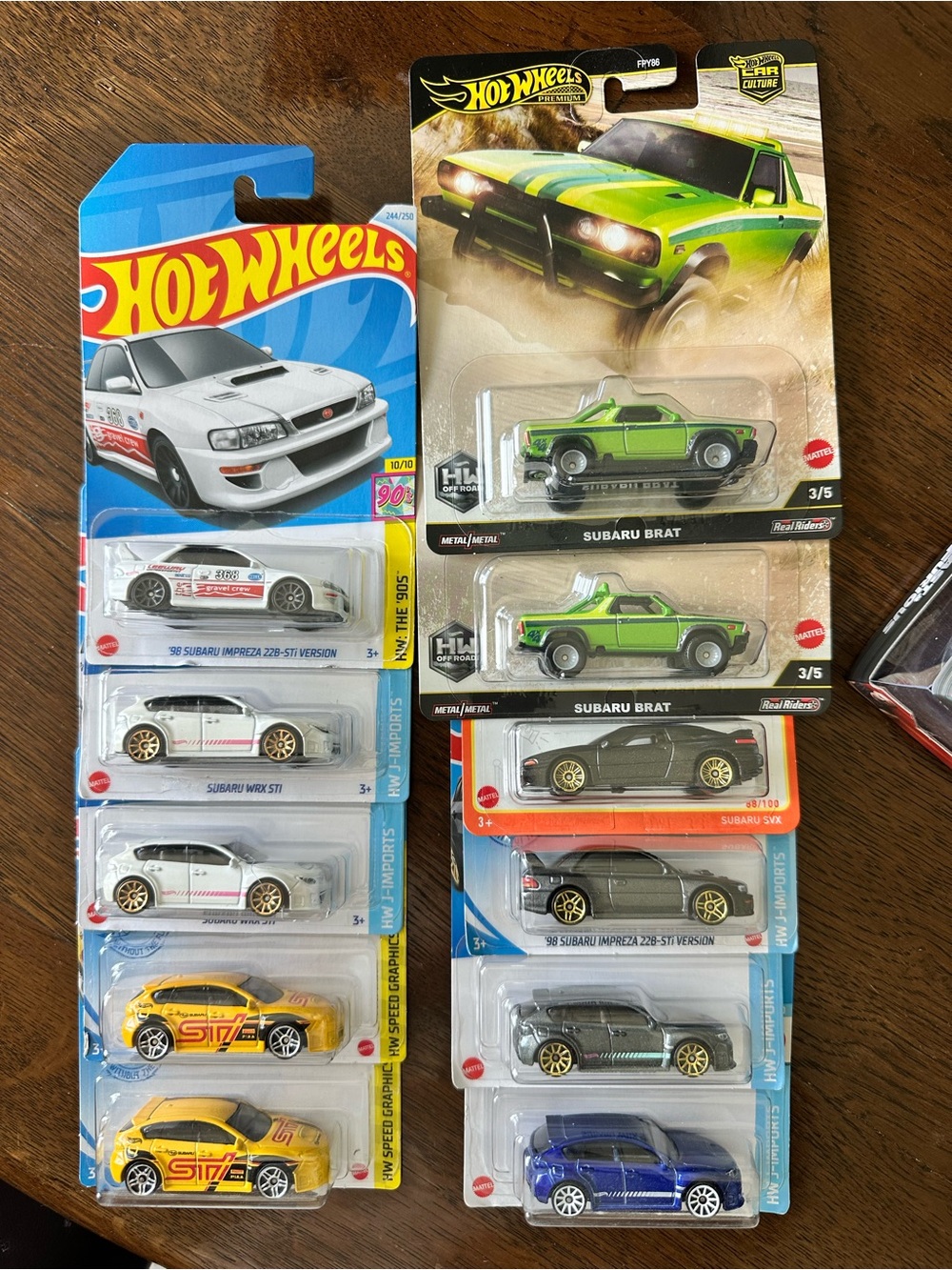 Kids Toy Car Bundle - Subarus